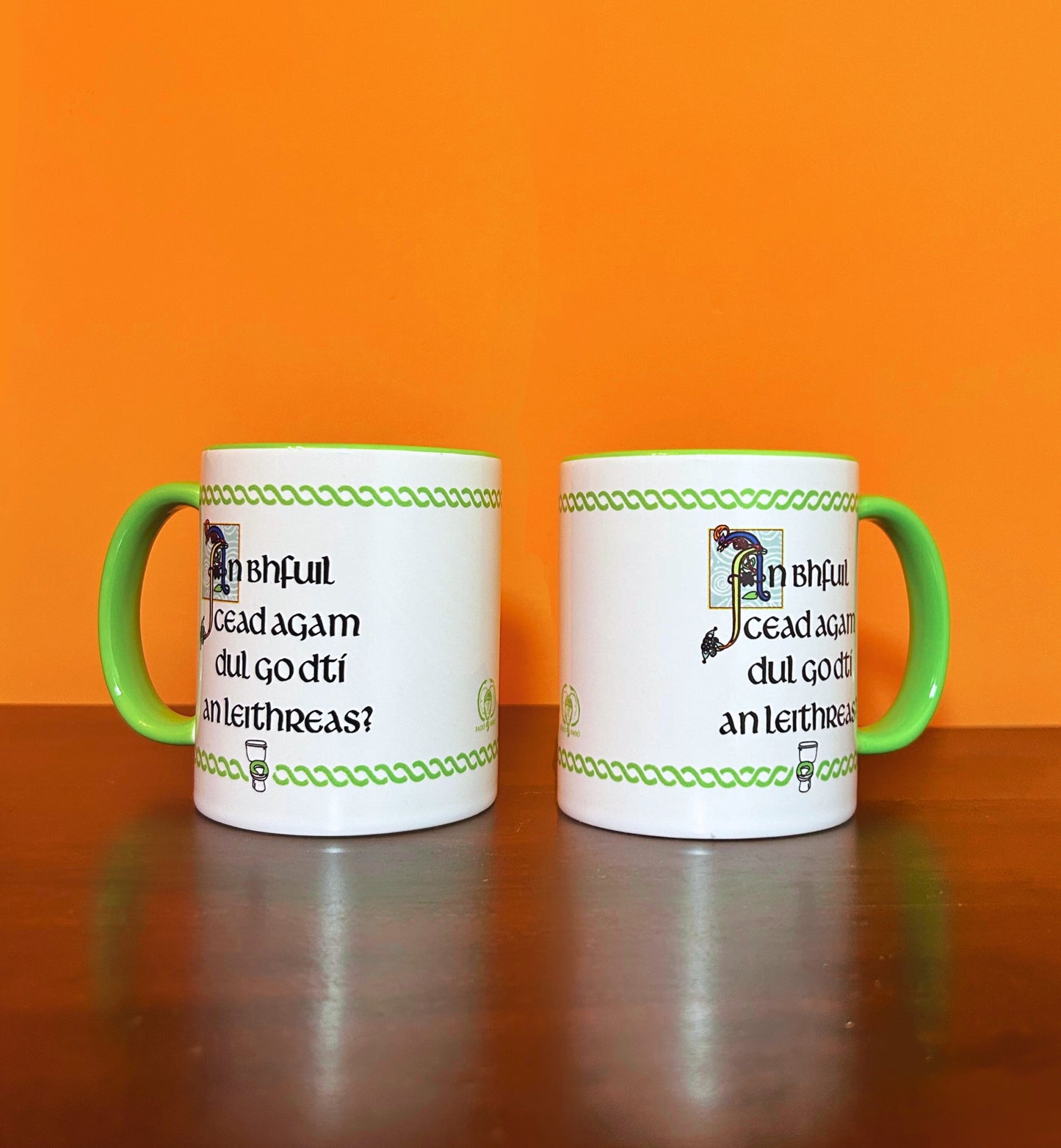 An Bhfuil Cead Agam Dul Go Dtí An Leithreas? - Muga Gaeilge | Irish Lanuage Mug