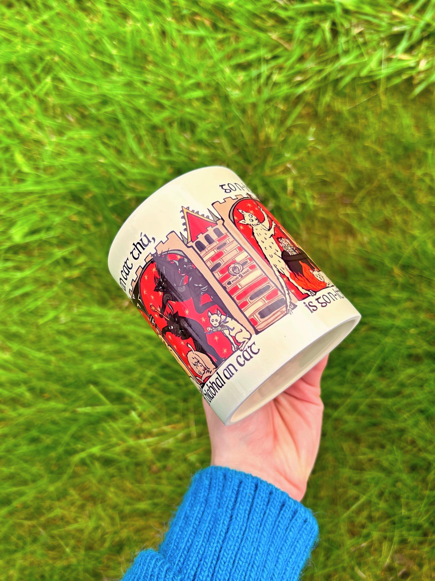 Go n-Ithe an Cat Thú - Seanmhallacht Muga Gaeilge | May the Cat Eat You - Old Irish Curse Mug