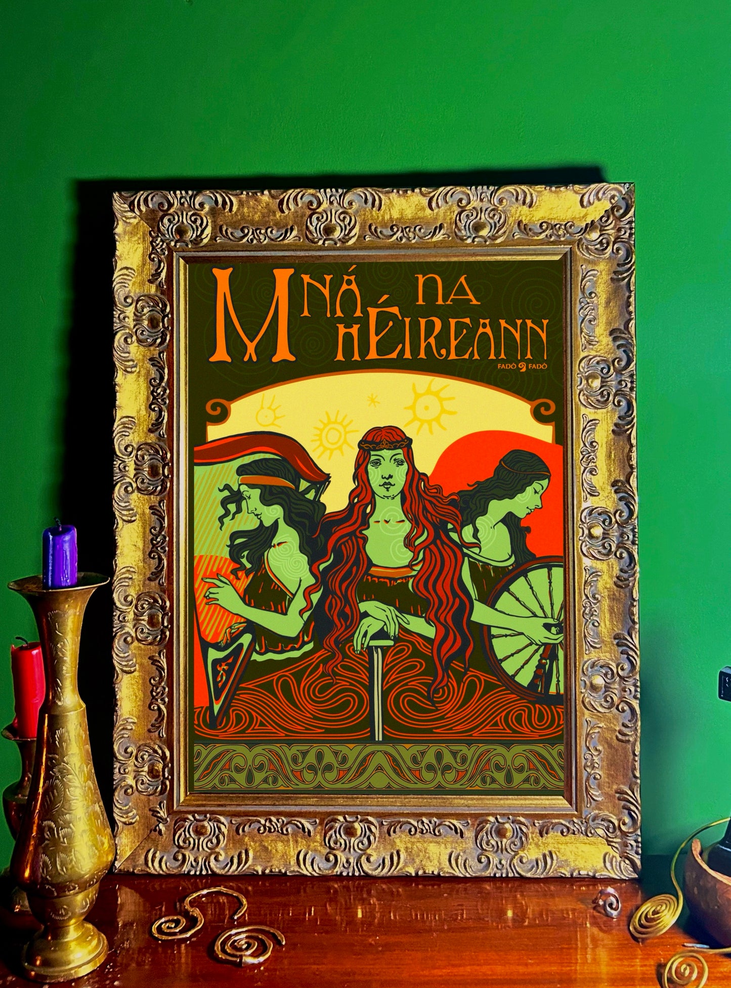 Mná na hÉireann - Prionta Gaeilge | Women of Ireland - Irish Language Print