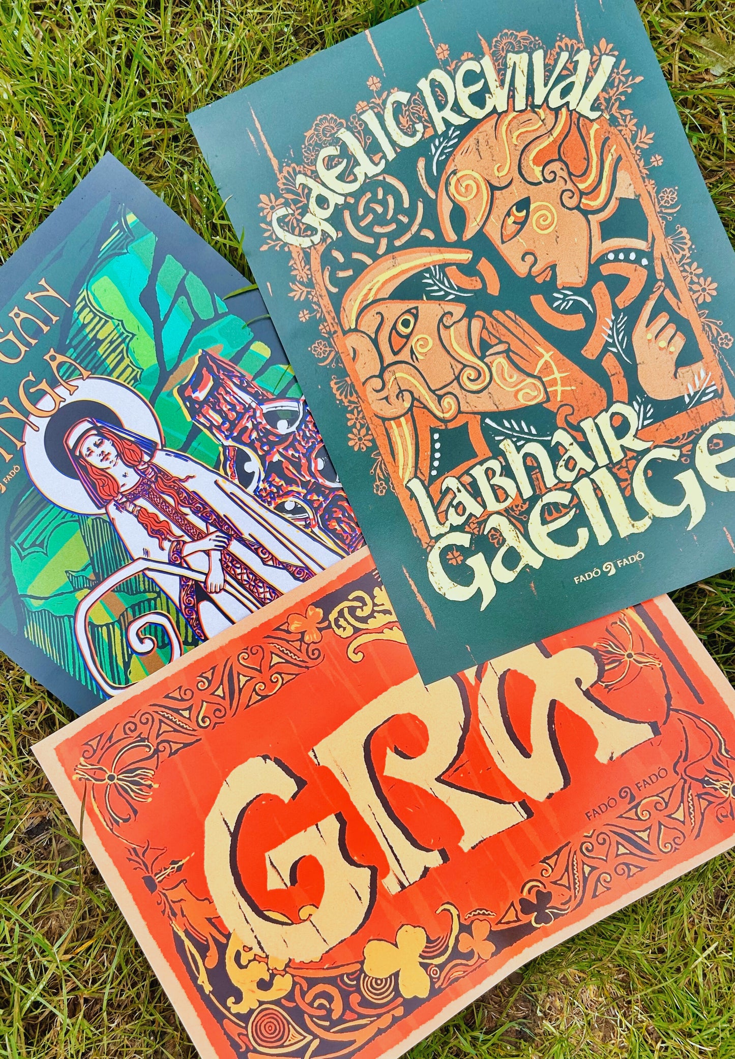 Gaelic Revival - Labhair Gaeilge! - Prionta Gaeilge | Speak Irish! - Irish Language Art Print
