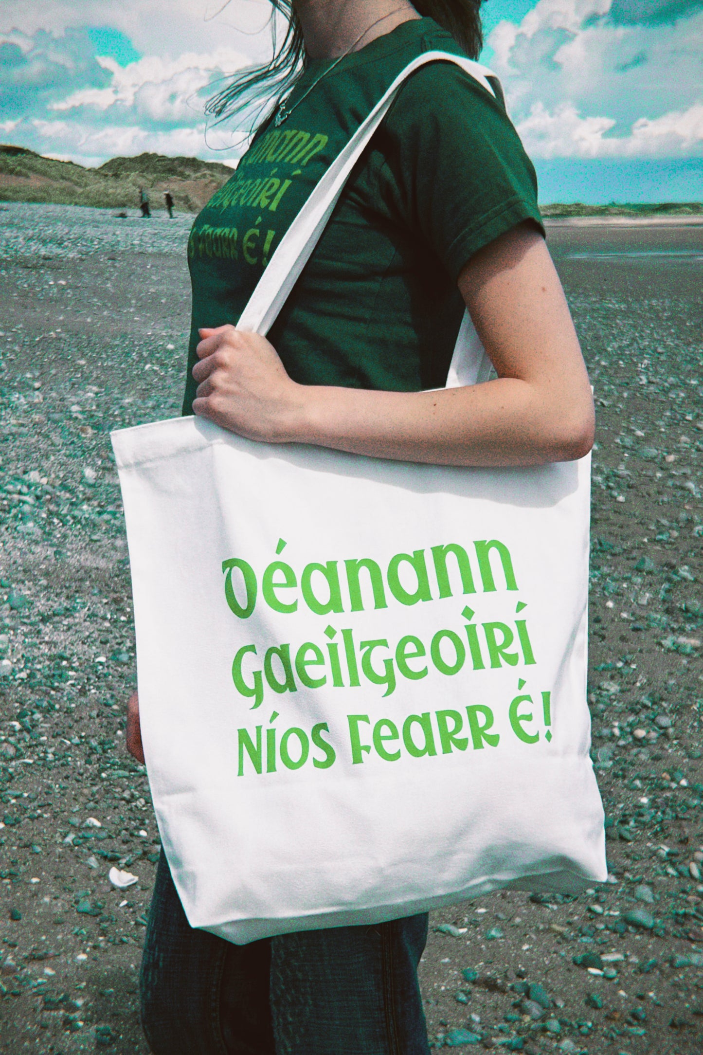 Déanann Gaeilgeoirí Níos Fearr É! - Mála Tote Gaeilge