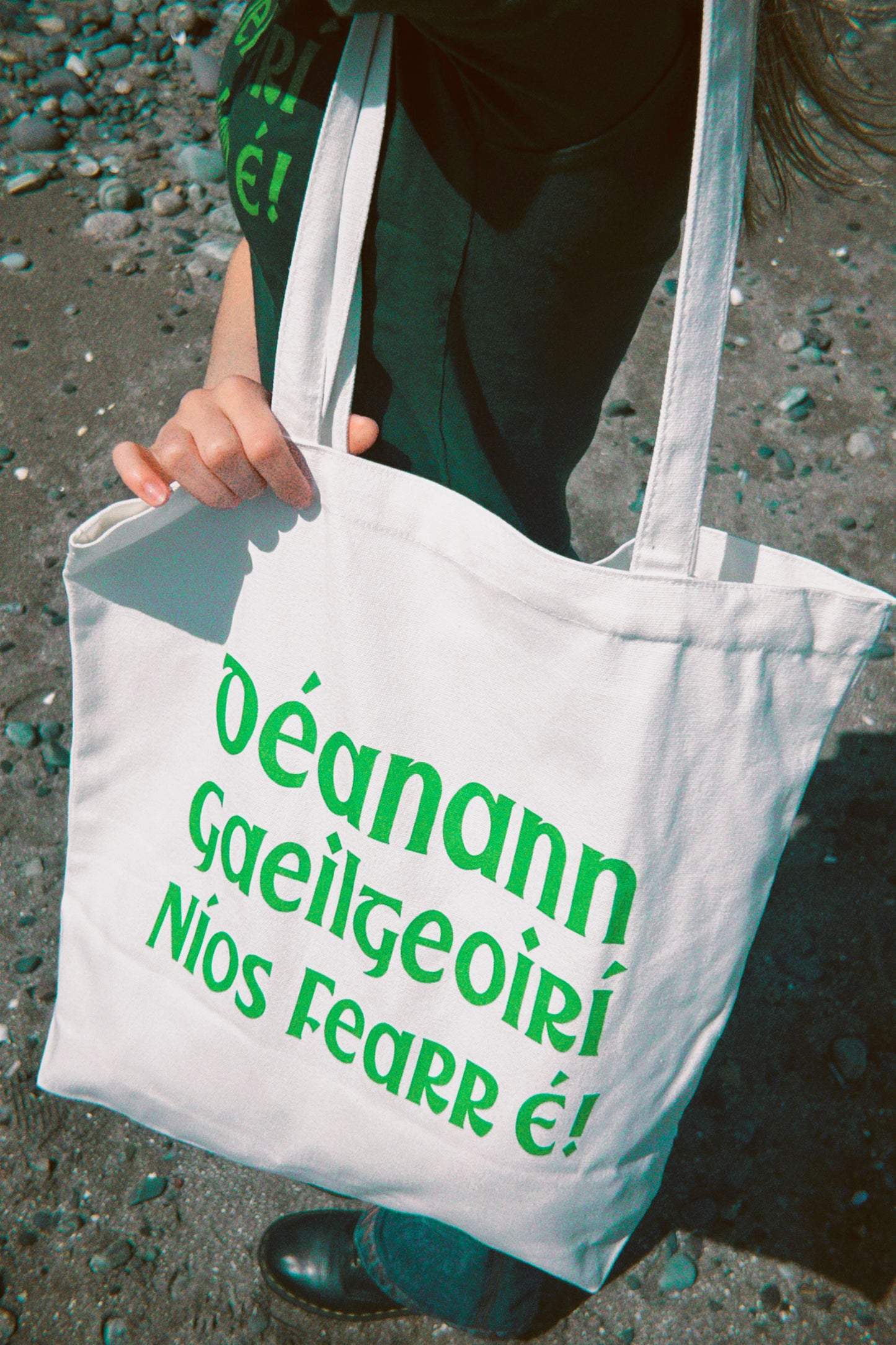 Déanann Gaeilgeoirí Níos Fearr É! - Mála Tote Gaeilge