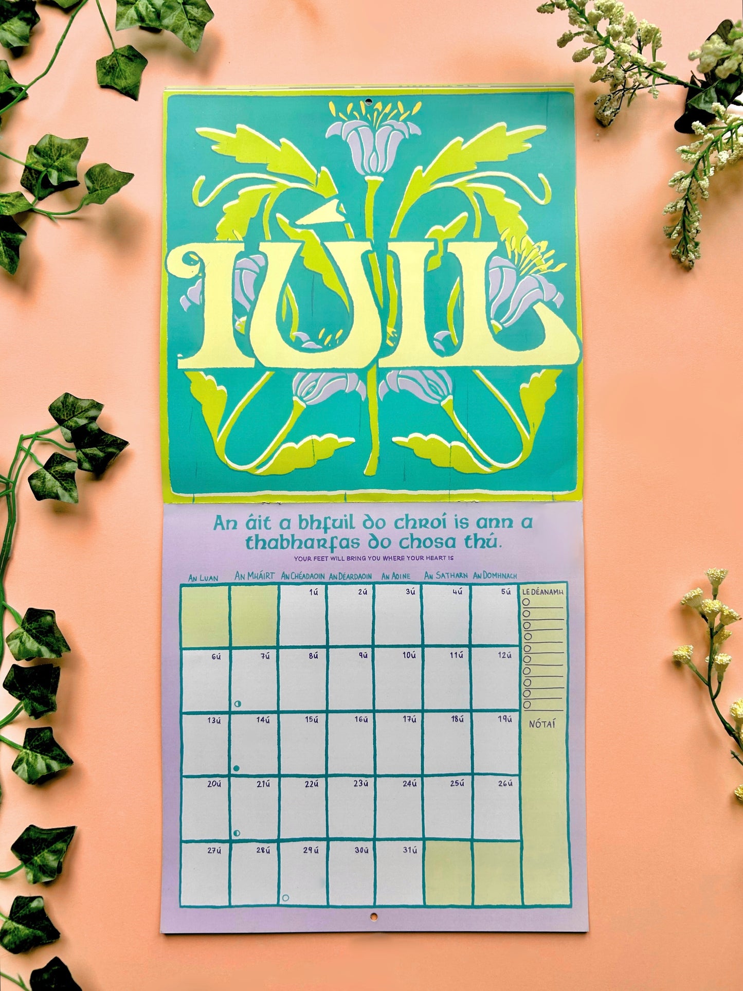 2026 Féilire Gaeilge / Irish Language Calendar