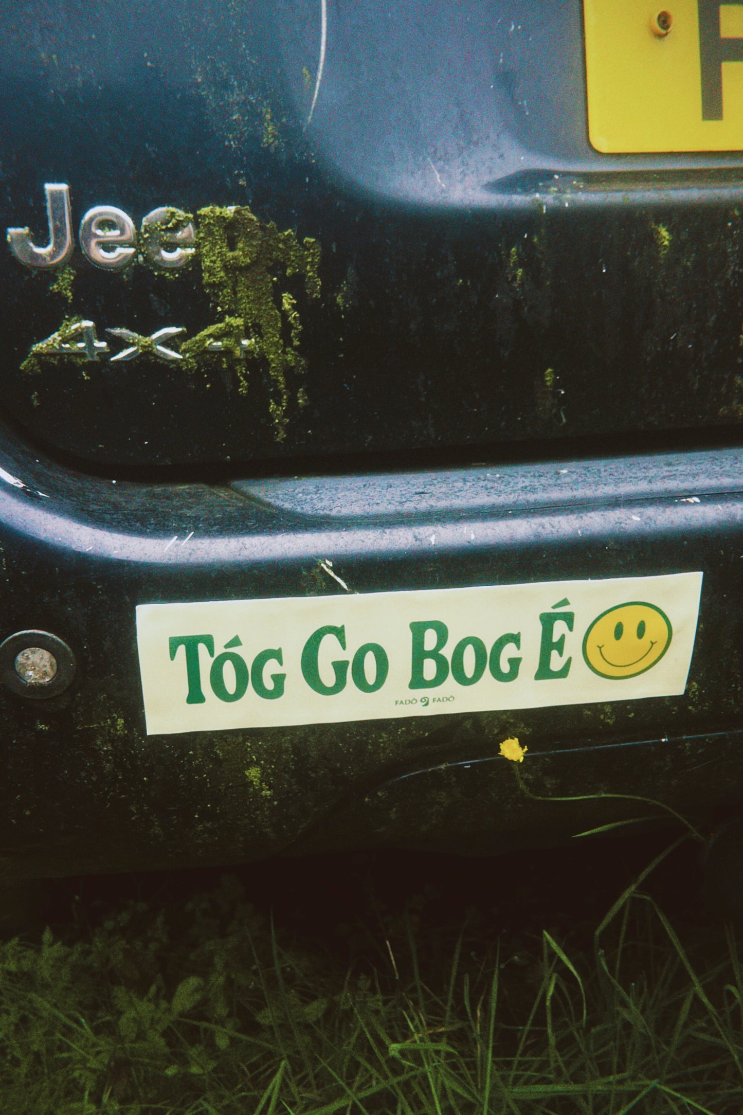 Tóg Go Bog É - Gaeilge Bumper Sticker (29x7.5cm)