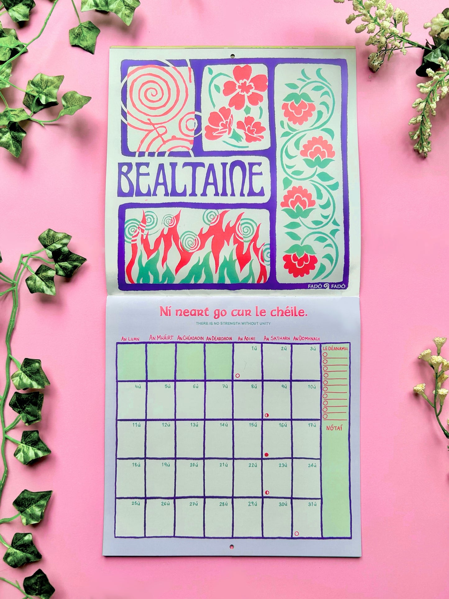 2026 Féilire Gaeilge / Irish Language Calendar