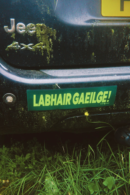 Labhair Gaeilge! - Bumper Sticker (29x7.5cm)