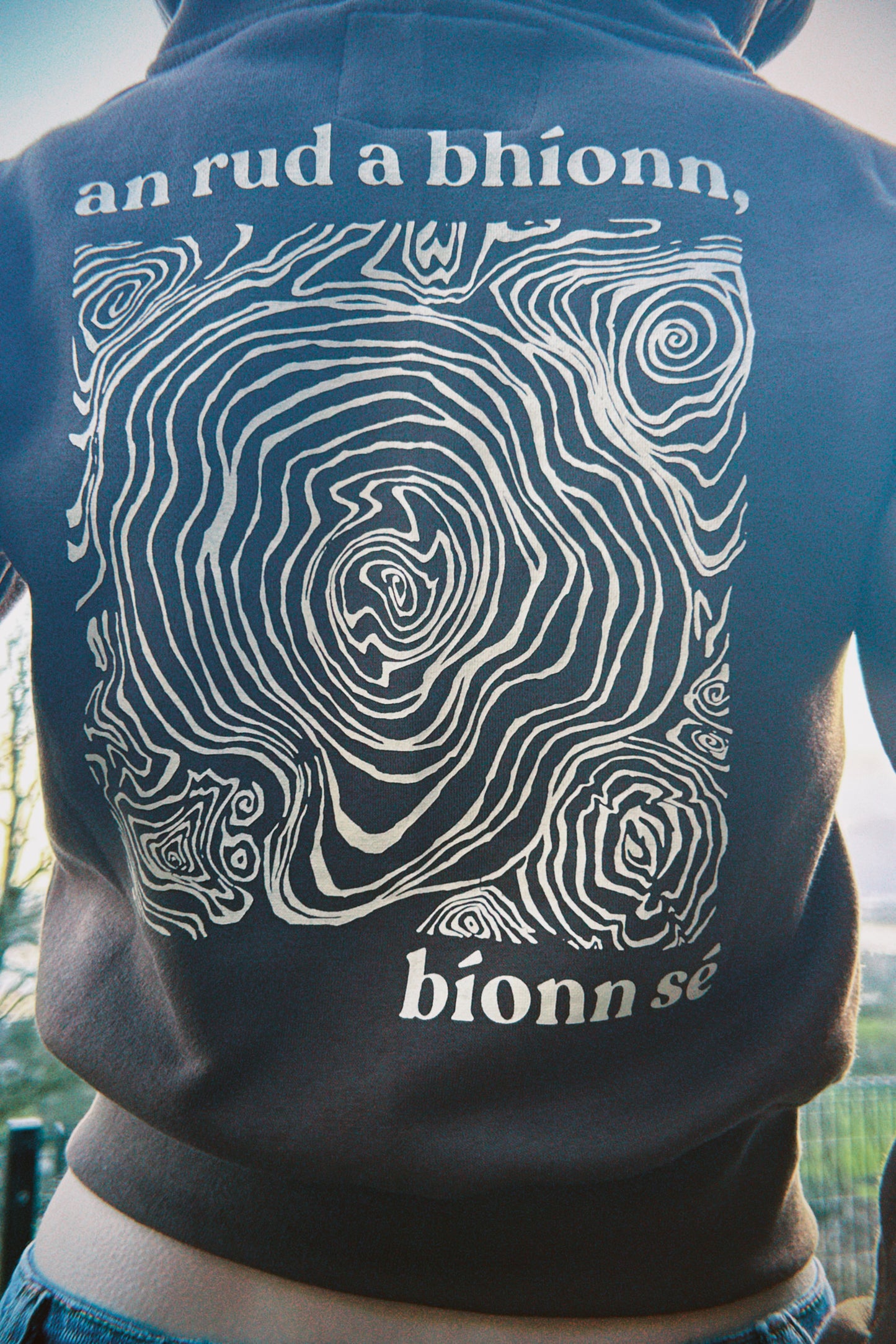 An Rud a Bhíonn, Bíonn sé - Hoodie (fitted)